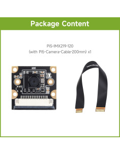 Módulo de Cámara Waveshare IMX219 8MP para Raspberry Pi 5 2