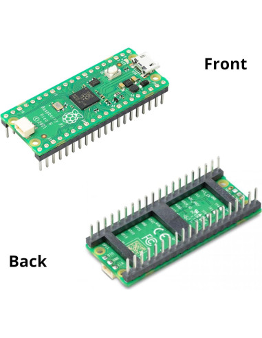 Kit Raspberry Pi Pico H con Pines Pre-soldados y Cable USB