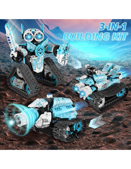 Kit de Robot STEM QIHUI 8028 Control Remoto y APP