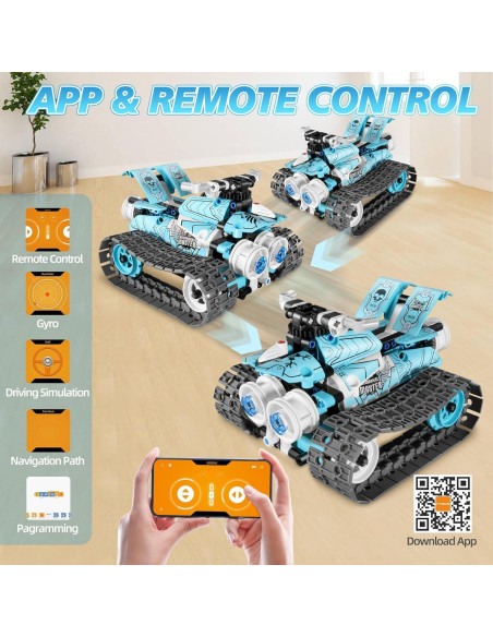 Kit de Robot STEM QIHUI 8028 Control Remoto y APP