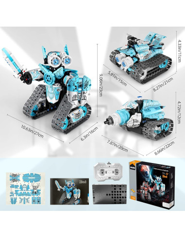 Kit de Robot STEM QIHUI 8028 Control Remoto y APP