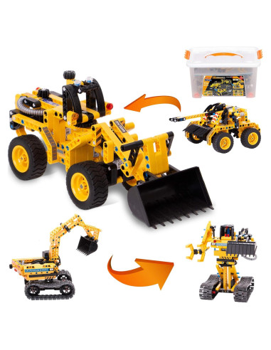 Juguete de Construcción RANI PRIZE 4-en-1 603 Piezas