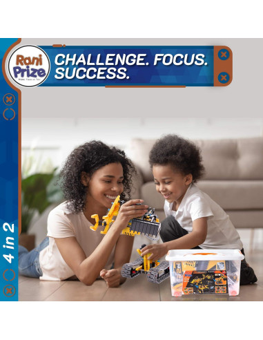 Juguete de Construcción RANI PRIZE 4-en-1 603 Piezas