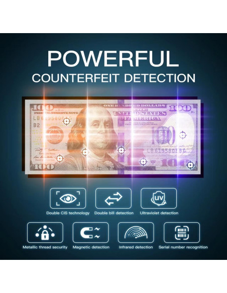 Máquina Contadora de Billetes NUCOUN VS-75 con Detección de Falsificaciones Máquina Contadora de Billetes NUCOUN VS-75 con Detección de Falsificaciones