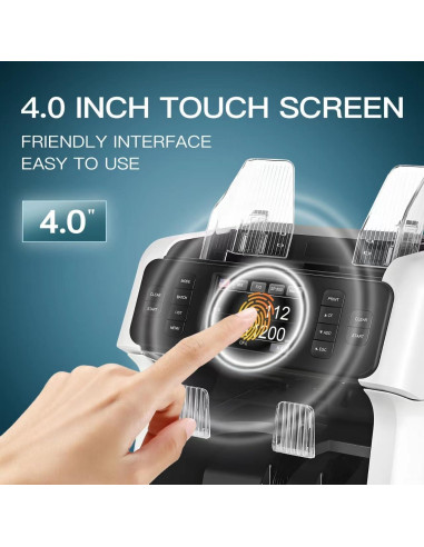 Máquina Contadora de Billetes NUCOUN VS-75 con Detección de Falsificaciones