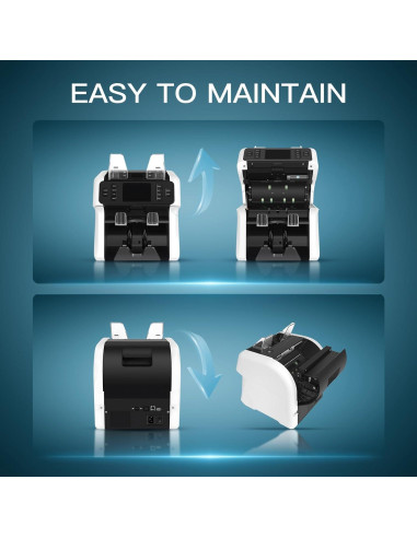 Máquina Contadora de Billetes NUCOUN VS-75 con Detección de Falsificaciones