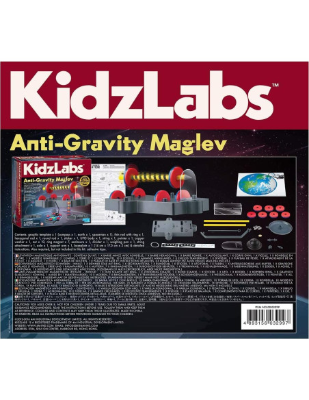 Kit de Ciencia 4M Levitación Magnética Antigravedad