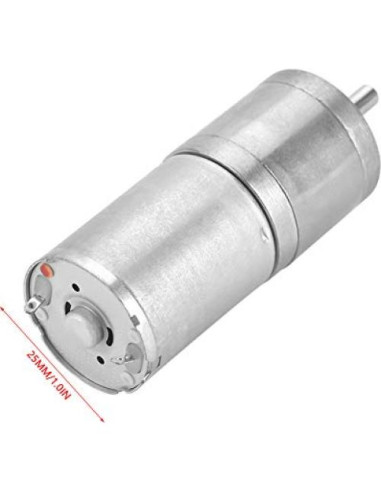 Motor DC 12V Walfront GA25YN370 30RPM para Cerraduras