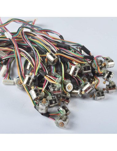 50 Motores Paso a Paso 1.5V-3V BAENRCY 8mm Miniatura