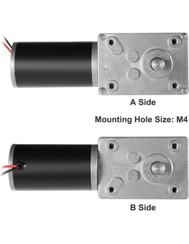 Motor de Engranaje Eléctrico Greartisan 12V 5RPM 15Kg.cm