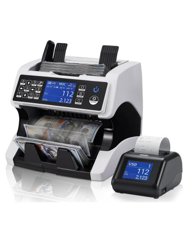 Contadora de Dinero MUNBYN IMC01P con Pantalla y Impresora