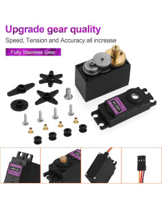 Motor de Servo Digital MG996R Beffkkip 2-Pack 130g Metal 2