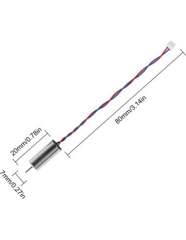 12 Motores 19000KV 7x16mm XIITIA para Drones Quadcopter