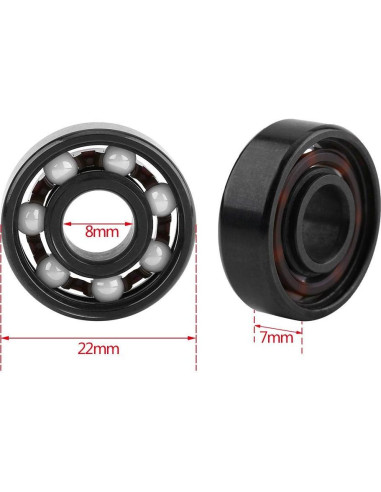 Rodamiento Miniatura 608 Oumefar 8x22x7mm Cerámica