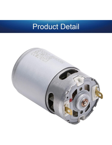 Motor Eléctrico Fielect 18V CC 20500RPM Eje Redondo