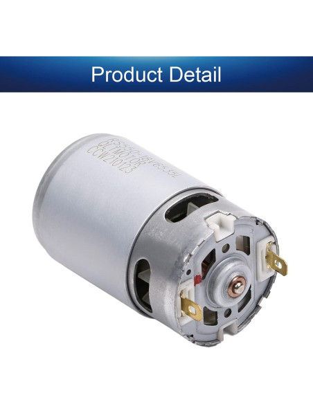 Motor Eléctrico Fielect 18V CC 20500RPM Eje Redondo