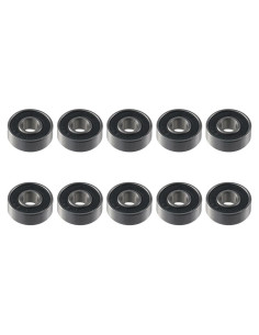 Rodamientos de bola 10pcs SHUATI P6 6x17x6mm acero cromado