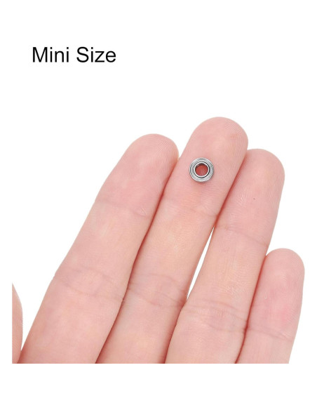 Rodamientos de Bolas MR63ZZ uxcell Doble Sellados 3x6x2.5mm