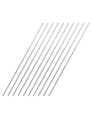 Varilla Redonda Sólida Acero Inoxidable 304 1.5mm 10pcs