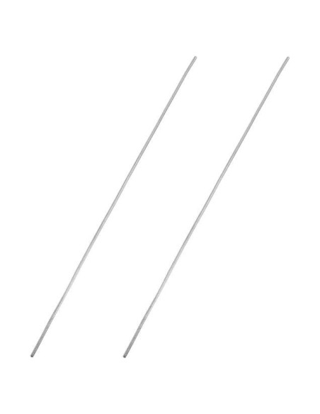 Varilla Redonda Sólida Acero Inoxidable 304 Uxcell 1mm x 100mm - 2pcs