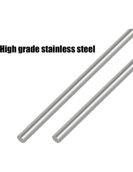 Varillas de Acero Inoxidable Swpeet 6mm x 356mm - 2 Pcs