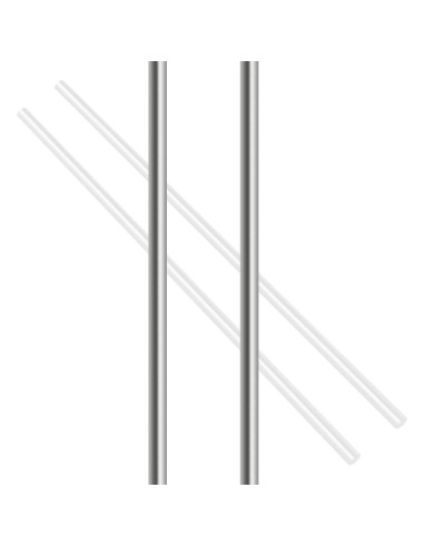 Varillas de Acero Inoxidable Swpeet 6mm x 356mm - 2 Pcs