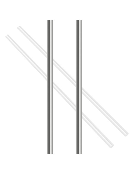 Varillas de Acero Inoxidable Swpeet 6mm x 356mm - 2 Pcs