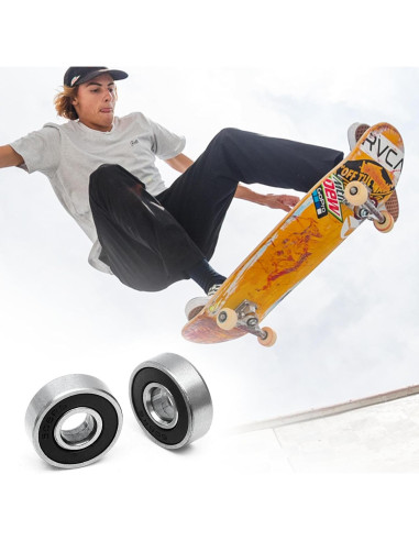 Rodamientos de Bolas 608RS Moicstiy 20 Pcs 8x22x7mm