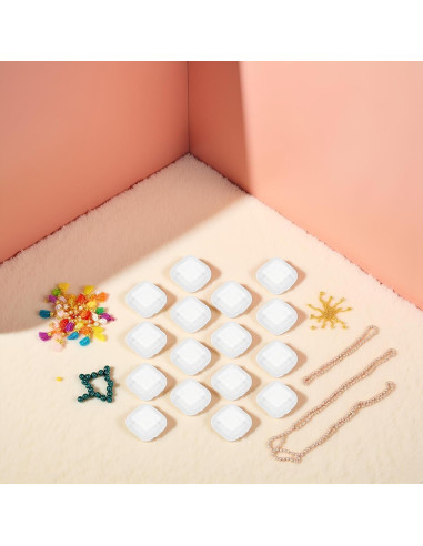 10 Cajas de Almacenamiento Transparentes YuanHolumid 59ml