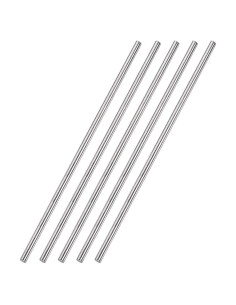 Varilla Redonda Sólida de Acero Inoxidable 304 uxcell 4mm 250mm - 5pcs