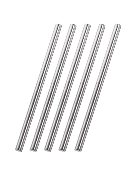 Varilla Redonda Sólida Acero Inoxidable 304 Uxcell 8mm x 250mm - 5pcs
