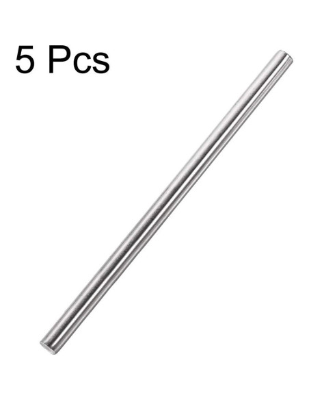 Varilla Redonda Sólida Acero Inoxidable 304 Uxcell 8mm x 250mm - 5pcs