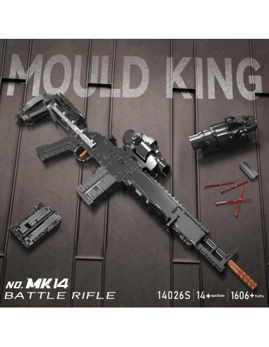 Mould King MK14 Modelo de Bloques de Construcción 1606 PCS