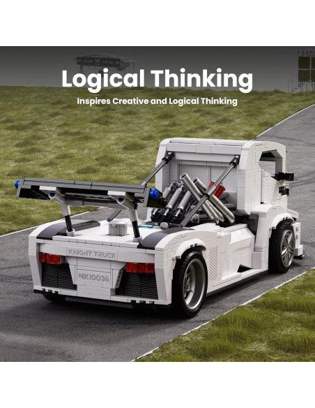Conjunto de Camión Tractor Mould King 1604 Piezas 14+