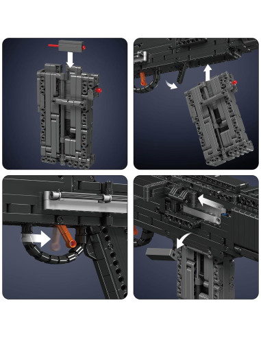 Mould King MK14 Modelo de Bloques de Construcción 1606 PCS