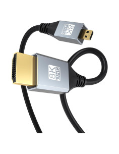 Cable Micro HDMI a HDMI URELEGAN 2.4M 8K 60Hz 48Gbps