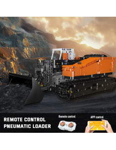 Cargador Frontal Neumático Mould King 17054 1423 Piezas 2