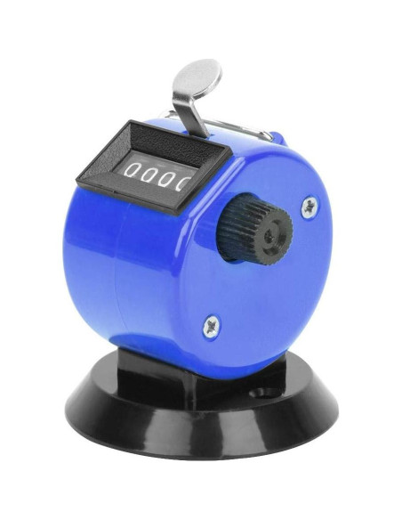 Contador Manual Mecánico Hilitand 4 Posiciones Azul