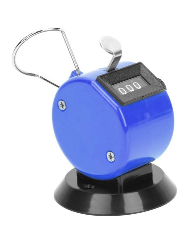 Contador Manual Mecánico Hilitand 4 Posiciones Azul