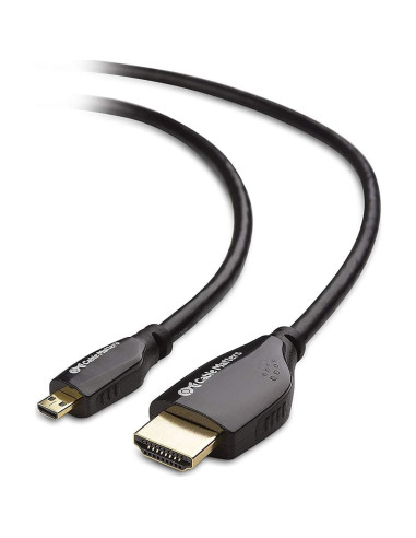 Paquete de 2 Adaptadores y Cables Micro HDMI a HDMI 4K Cable Matters