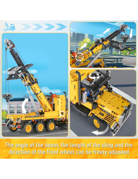 Camión de Remolque Pesado Mould King 1250 Piezas