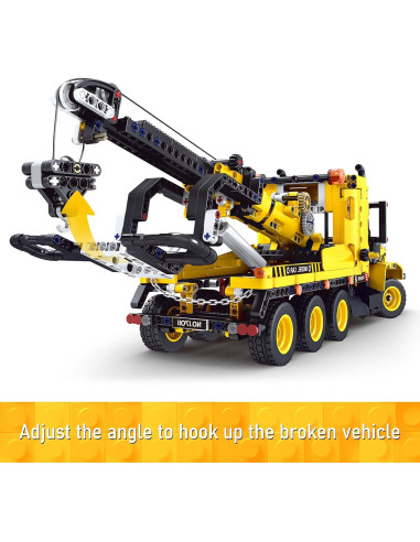 Camión de Remolque Pesado Mould King 1250 Piezas