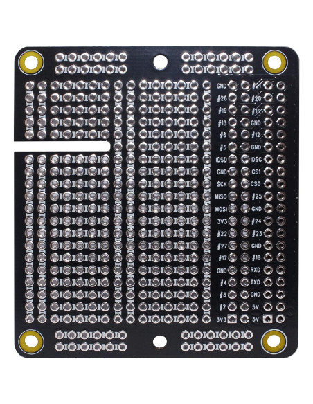 Placa de Prototipado MakerSpot para Raspberry Pi 2/3/4 con Conectores