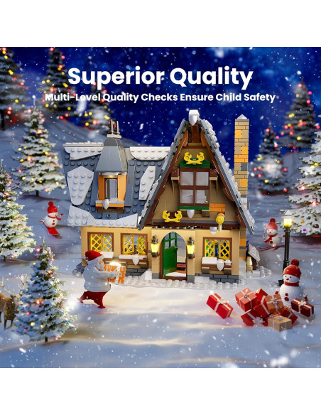 Set de Bloques de Construcción Mould King Casa Navideña 19.5 cm