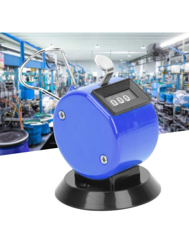 Contador Manual Mecánico Hilitand 4 Posiciones Azul