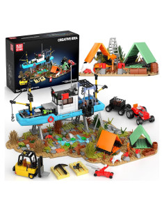 Set de Construcción Mould King Barco de Pesca 1234 Piezas