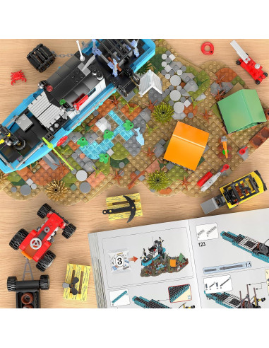 Set de Construcción Mould King Barco de Pesca 1234 Piezas