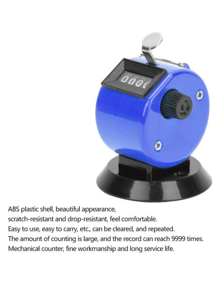 Contador Manual Mecánico Hilitand 4 Posiciones Azul