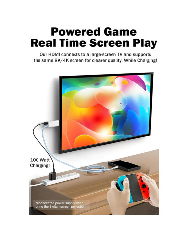 Cable HDMI USB-C 8K/4K Tek Styz 100W para Raspberry Pi