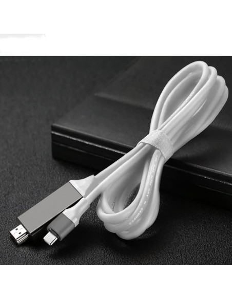 Cable HDMI USB-C 4K Volt Plus Tech 2m Compatible Raspberry Pi